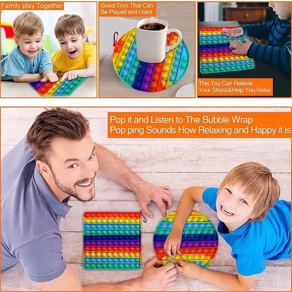 Jumbo Big Size Bubble Fidget Toy - Picture 5 of 5